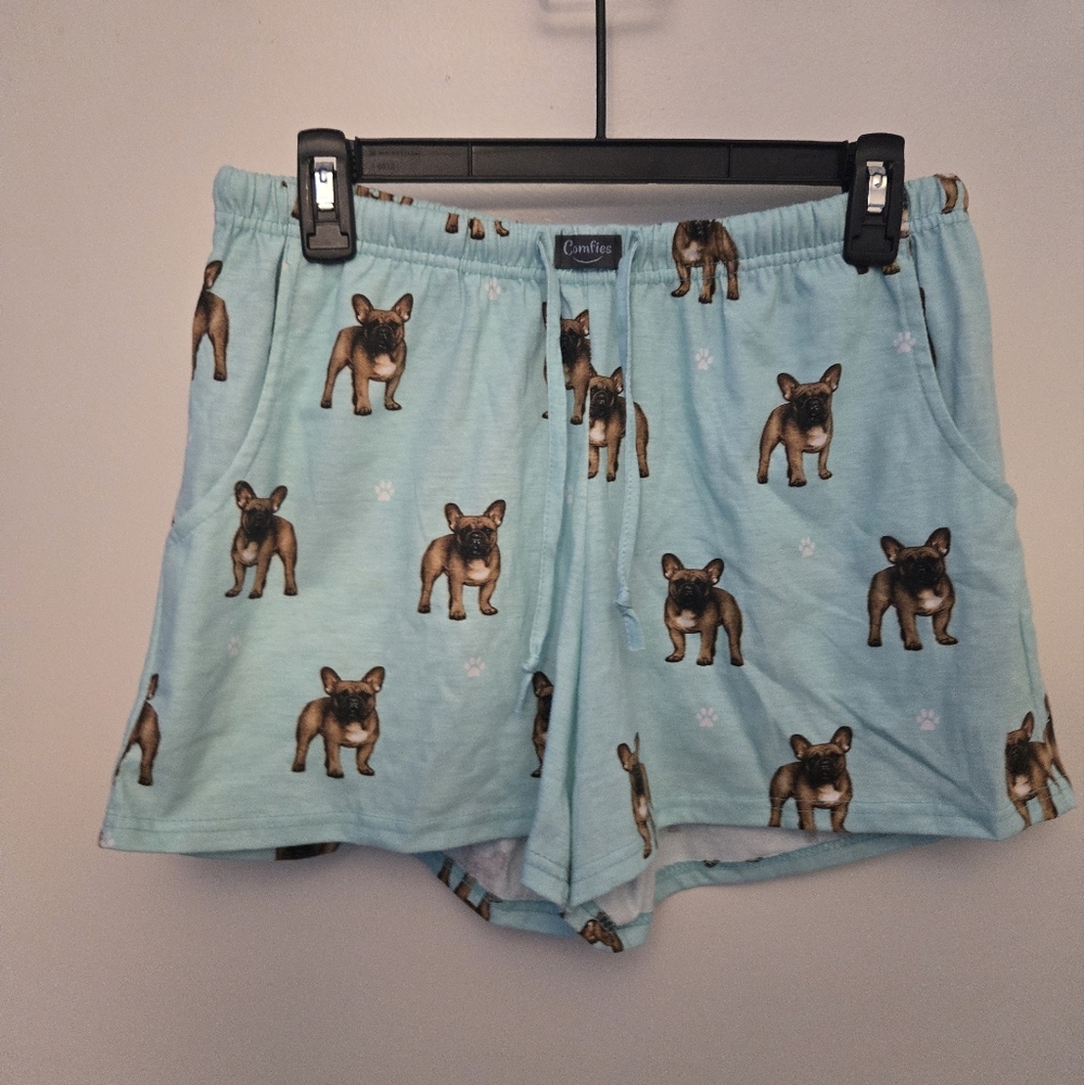 Cute French Bulldog Print Women's Shorts